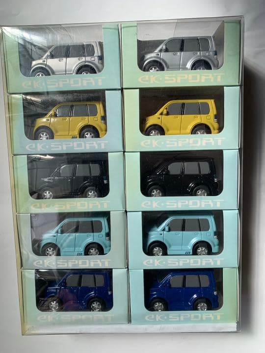 三菱ek SPORTデジタル時計10個（プルバックゼンマイ付)