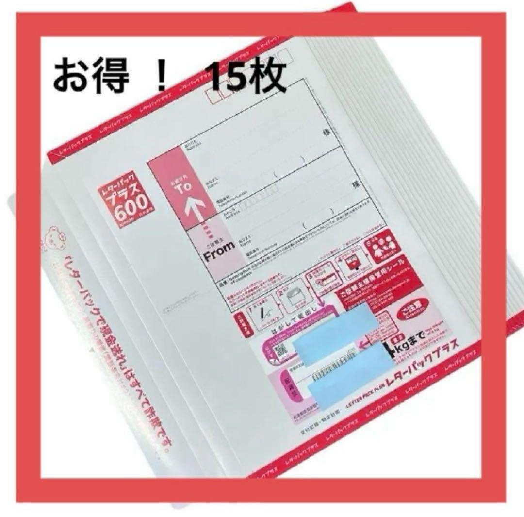 レターパックプラス 600 × 15枚 【お得！】