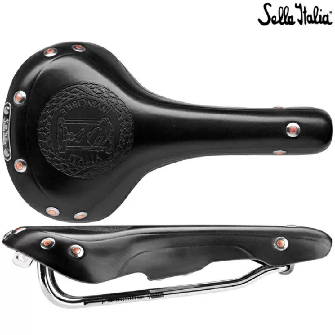 新品未使用 sella italia mitica セライタリア ミチカ 黒革