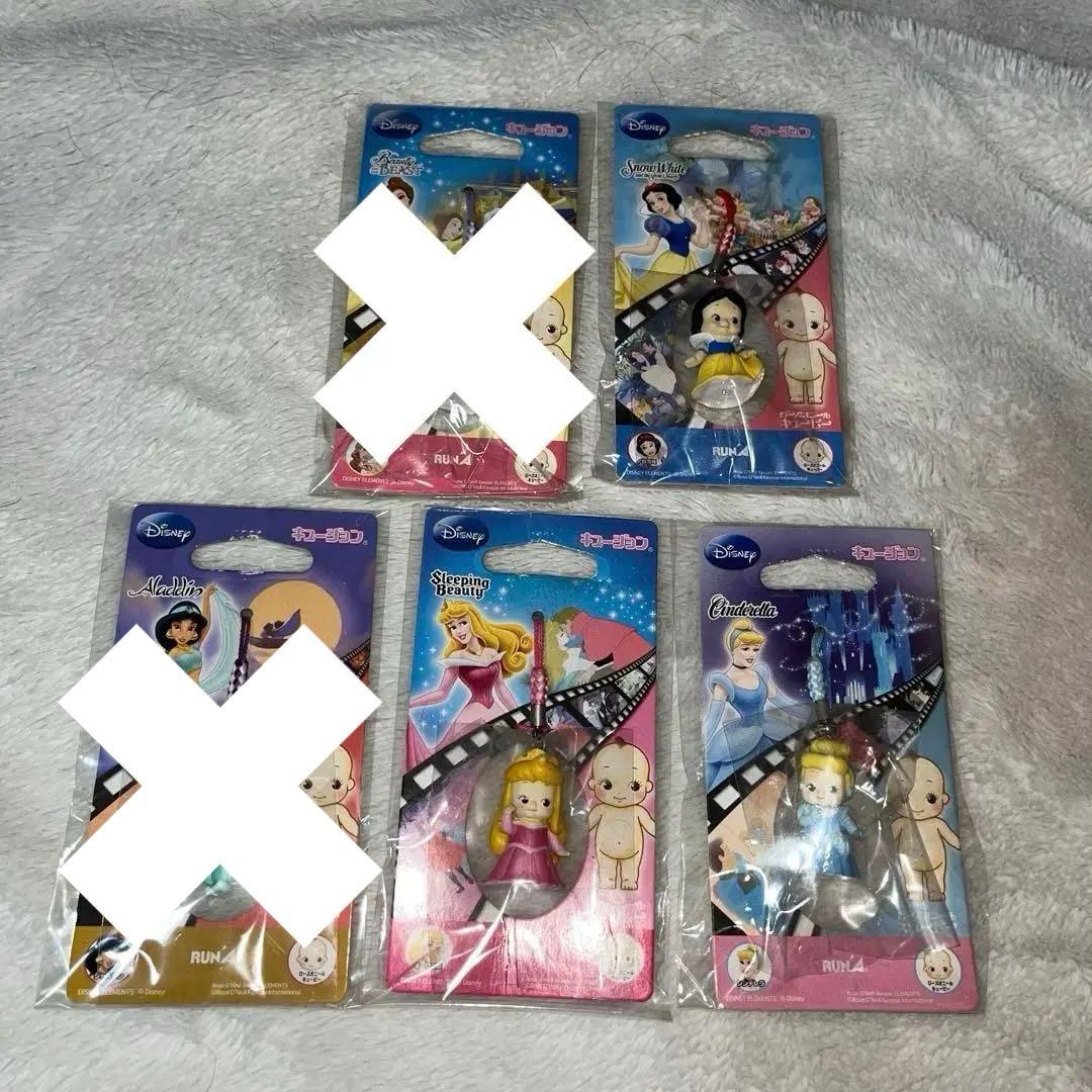 バラ売り可◎ キュージョン ディズニー プリンセス 根付ストラップ まとめ売り