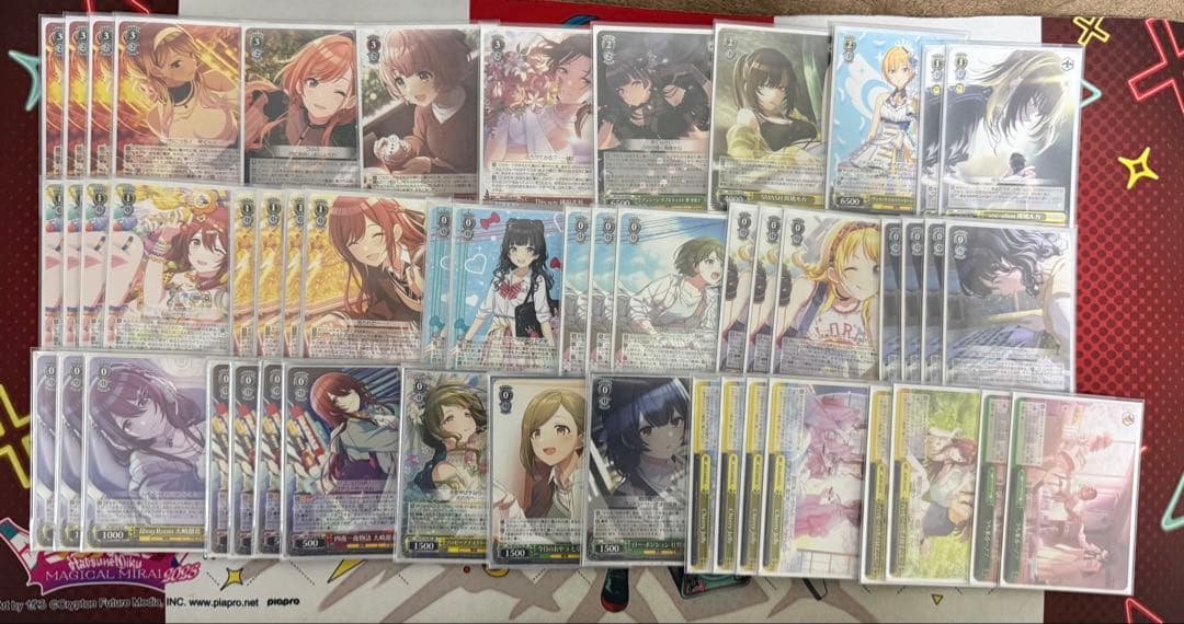 ヴァイスシュヴァルツ　シャニマス　デッキ　6枝2宝　枝門、8枝パーツ付き