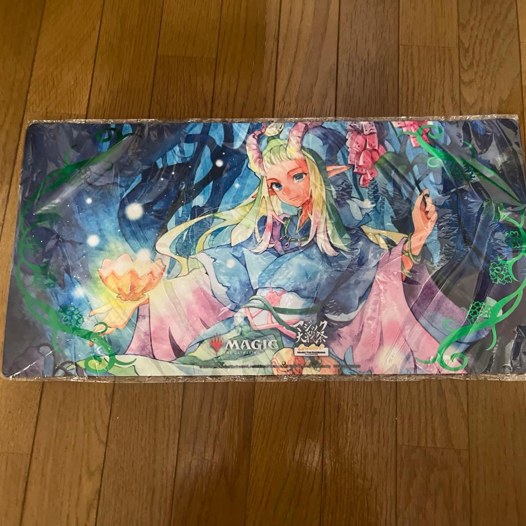 MTG 箔押し 上位賞 花を手入れする者 マジック大戦祭 プレイマット 未開封