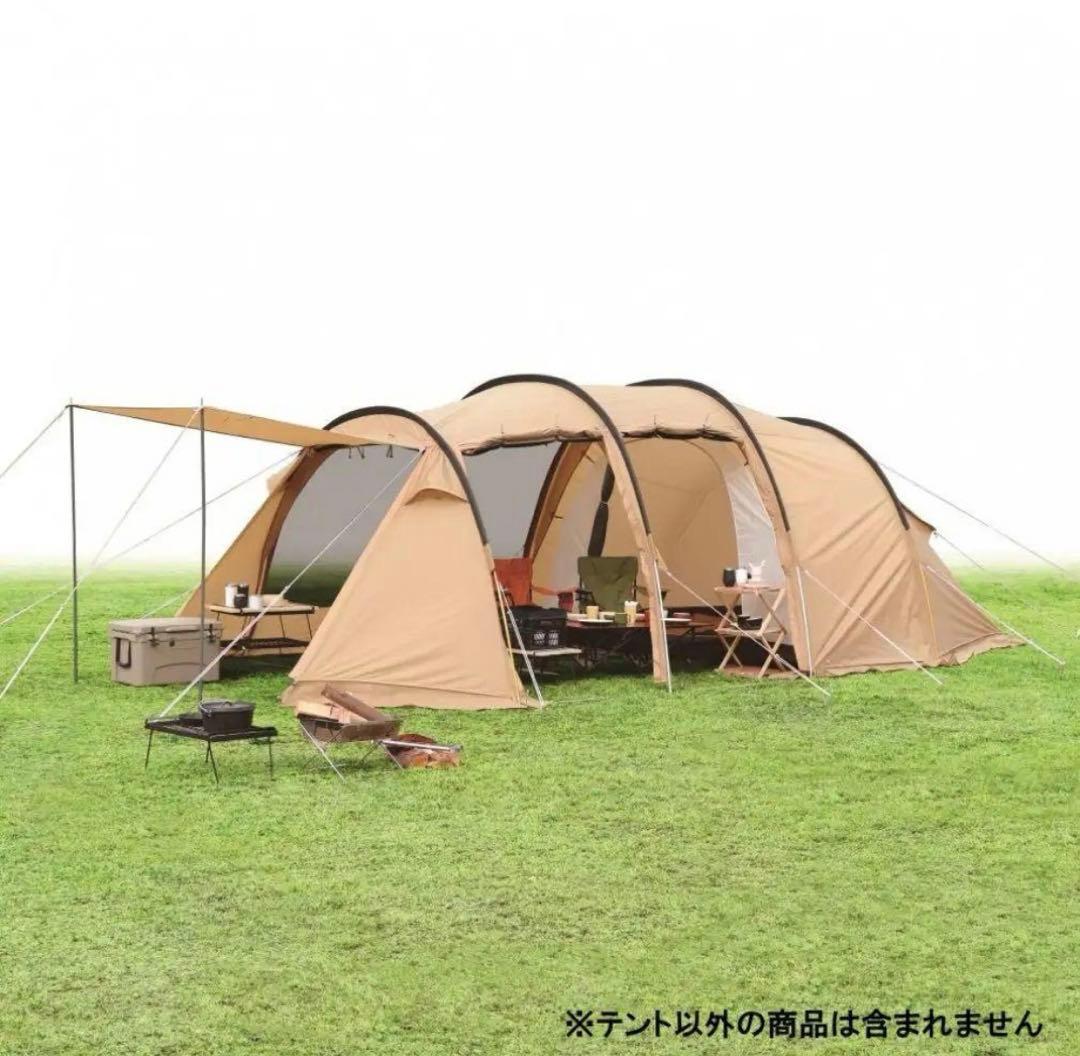 【美品】イグニオ 2ルーム型テント IG19410TT トンネルテント