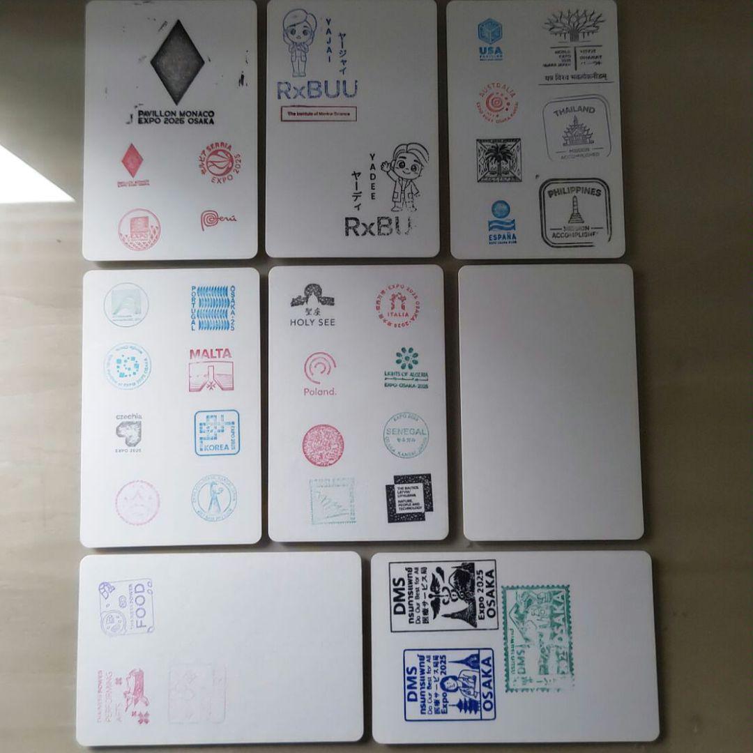 【パビリオンコンプリート】万博スタンプ　大阪・関西万博　EXPO2025