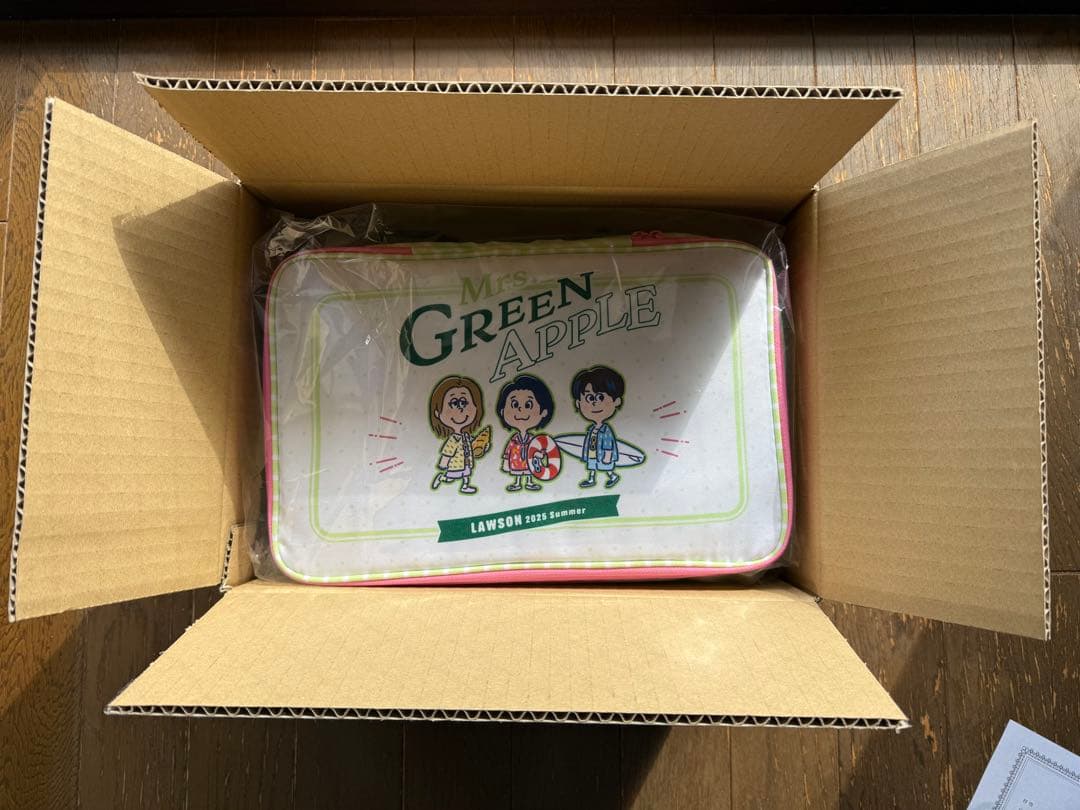 Mr.GREEN APPLE LAWSON ポーチセット 当選通知書付き