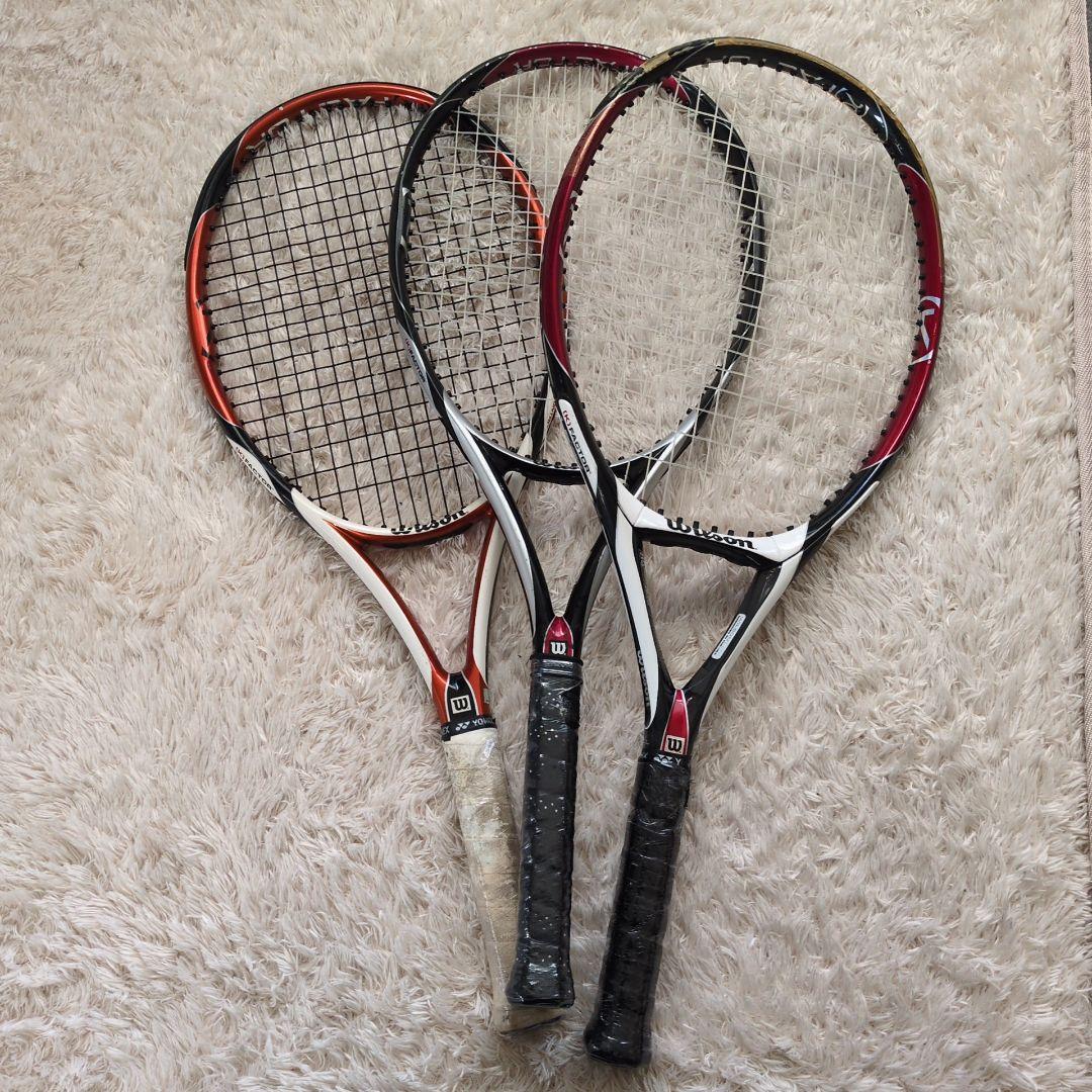 Wilson K FACTOR テニスラケット 3本セット G2/G1
