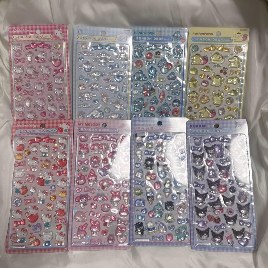 ♥【正規品】サンリオ ボンボンドロップシール コンプリート まとめ売り♥