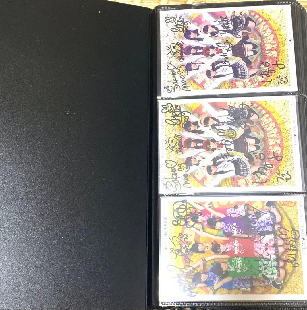 チームしゃちほこ　全員サイン写真