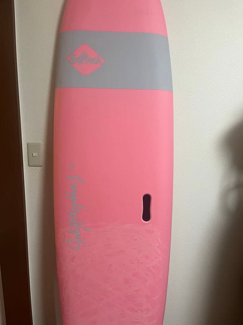 Softtech ファンボード ピンク グレー　手渡しのみ