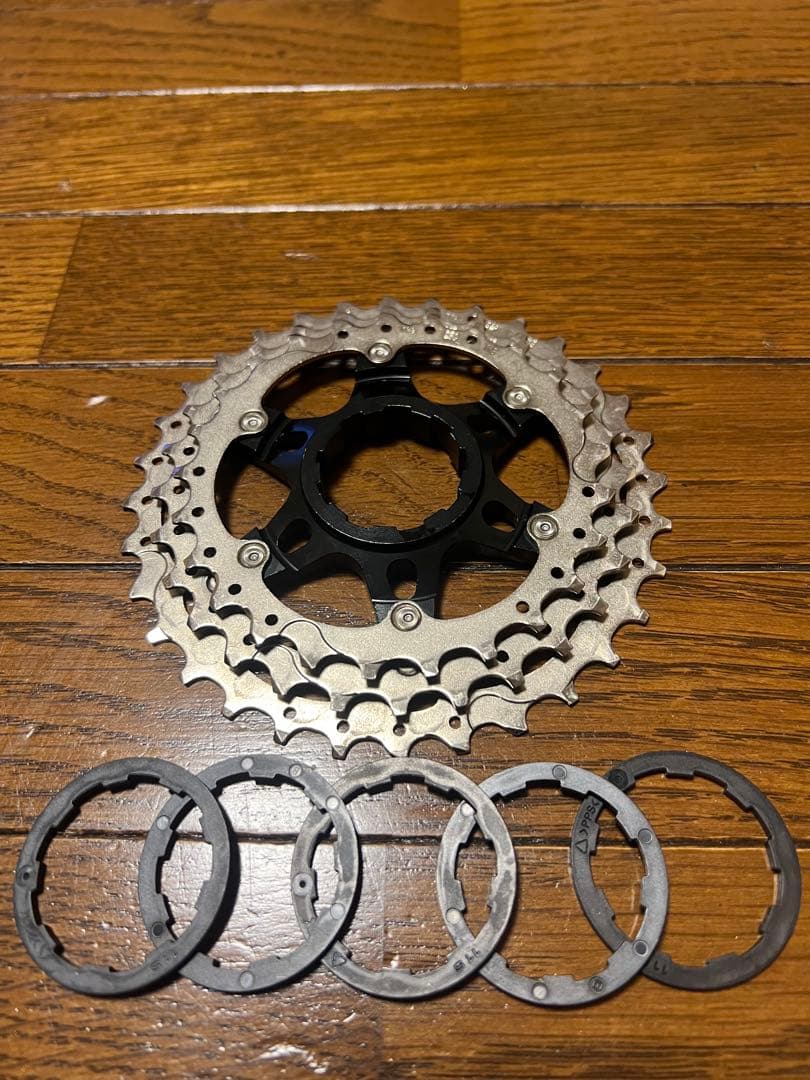SHIMANO GRX クランク・ディレーラー カセットスプロケットセット