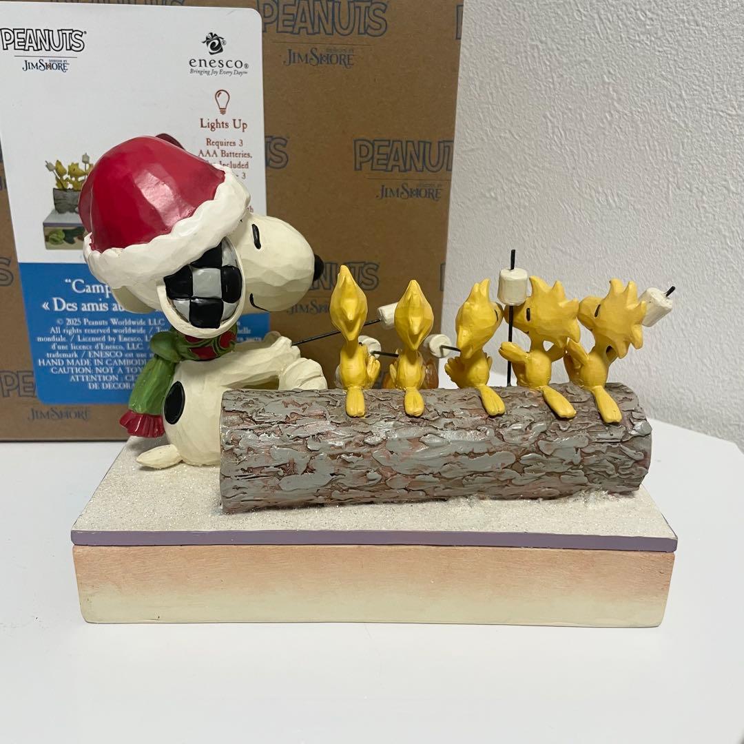 【2/6までの出品】 フィギュア スヌーピー ウッドストック クリスマス