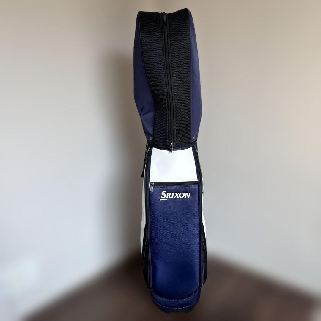 フード付きSRIXON キャディバック 9.0型 トリコロール3.1kg 新品