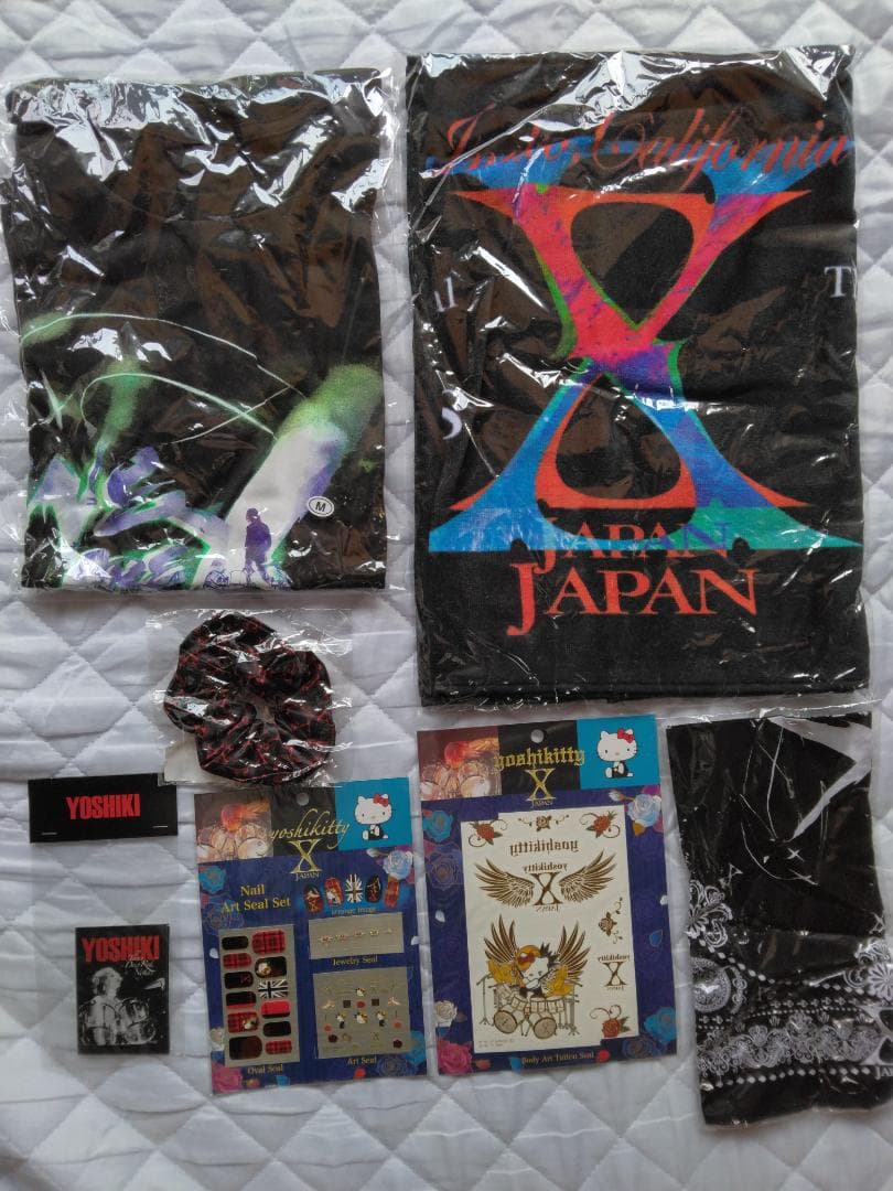XJAPAN YOSHIKI Tシャツ タオル 新品未開封グッズまとめ売り