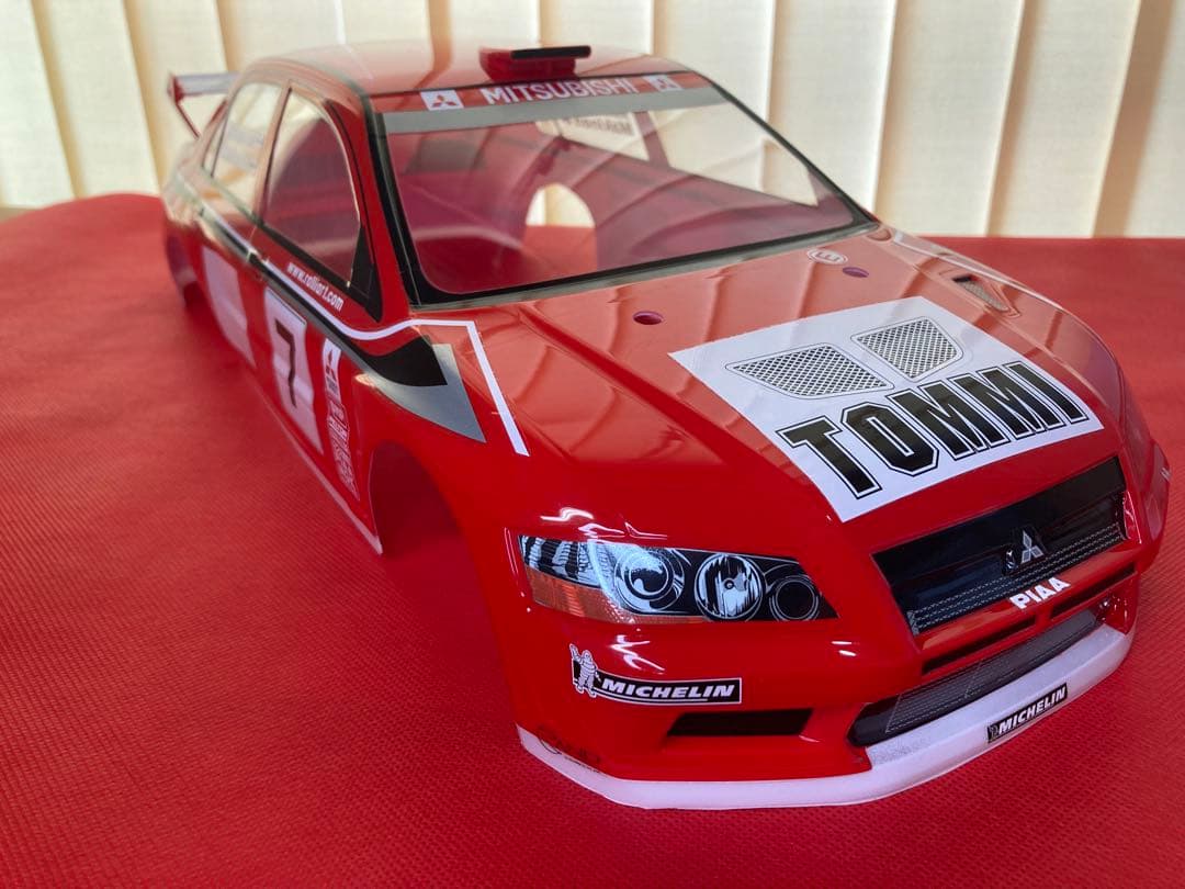 タミヤ　ラジコン　三菱　ランサーエボリューション7 WRC ボディ