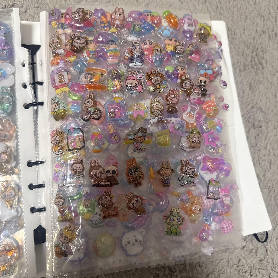 シール帳完成品20ページ ボンボンドロップシール タイルシール ウォーターシール
