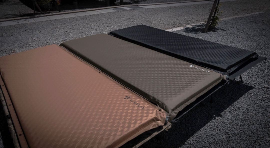 VENTLAX INFLATABLE MAT ワイド ブラック