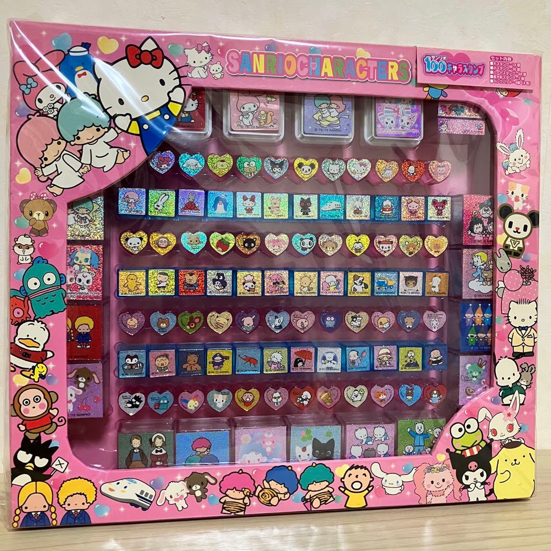 【当時物・激レア】サンリオキャラクターズ 100種類 スタンプ オールスターズ
