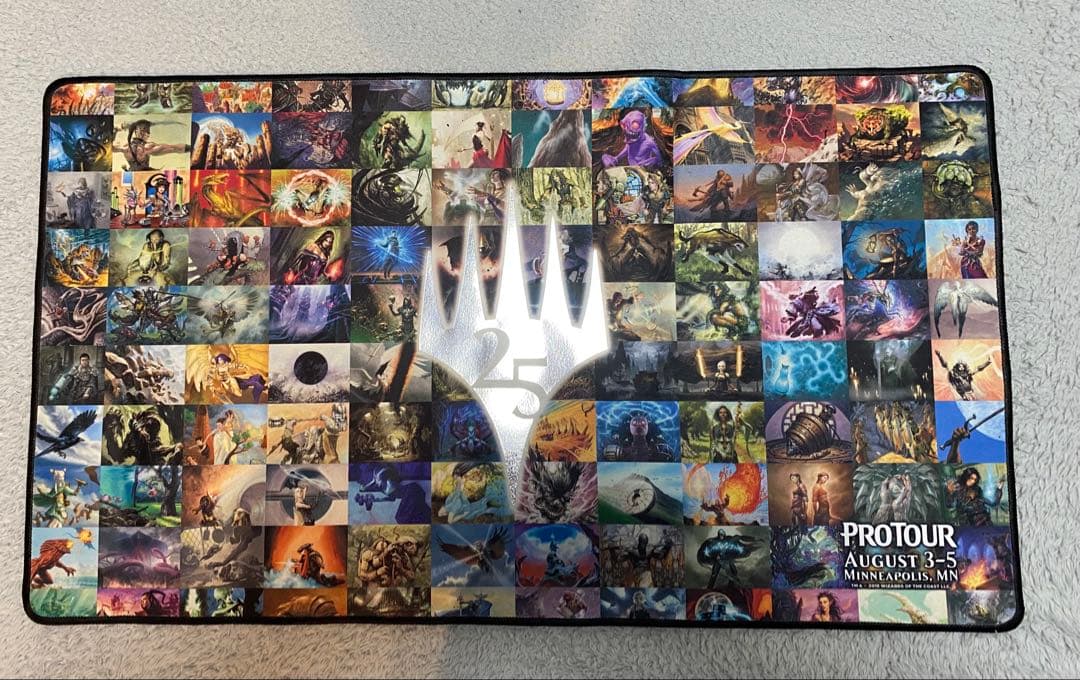 mtg プレイマット 25周年 25th プロツアーミネアポリス