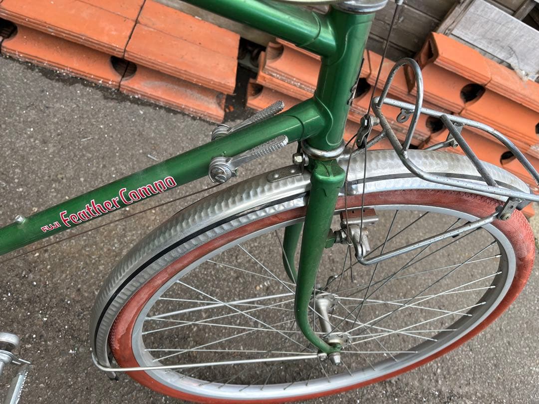 珍品フジ自転車 フジ自転車、レトロフジ自転車 フジロードマン、フジフェザーコンポ