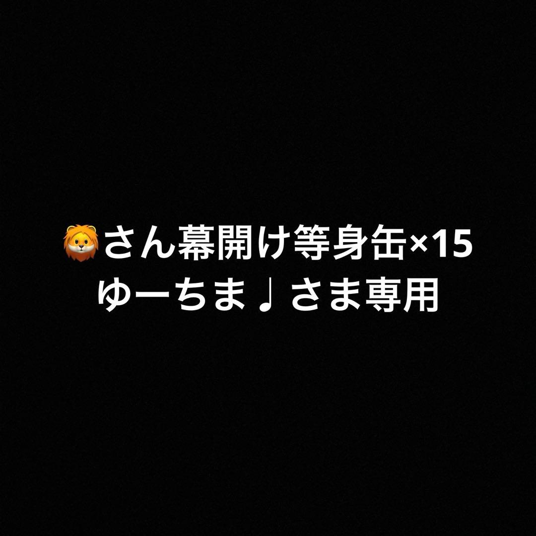 幕開け等身缶×15 ゆーちま♩さま専用