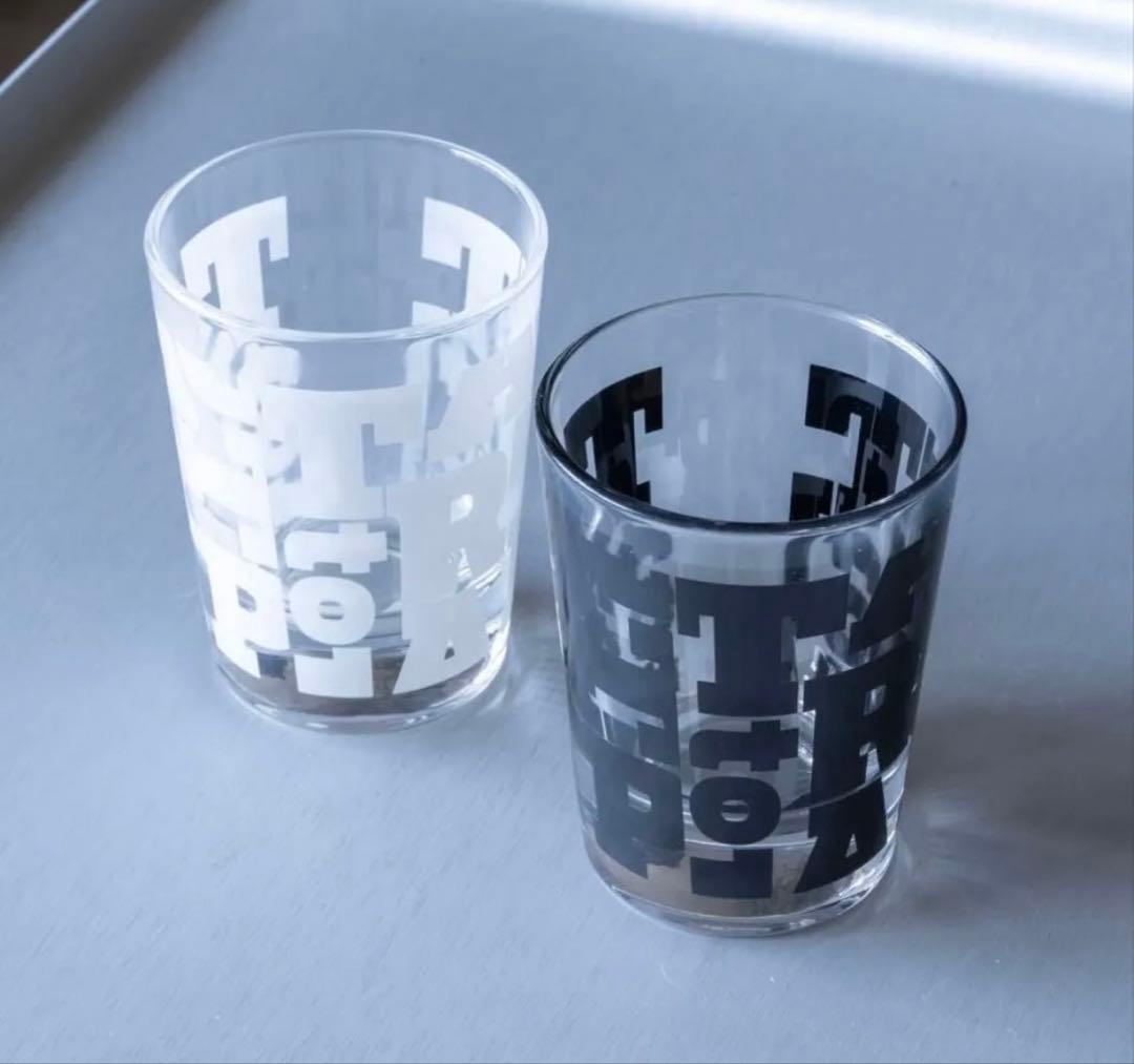 TARP TO TARP GLASS Black&White 2個セット