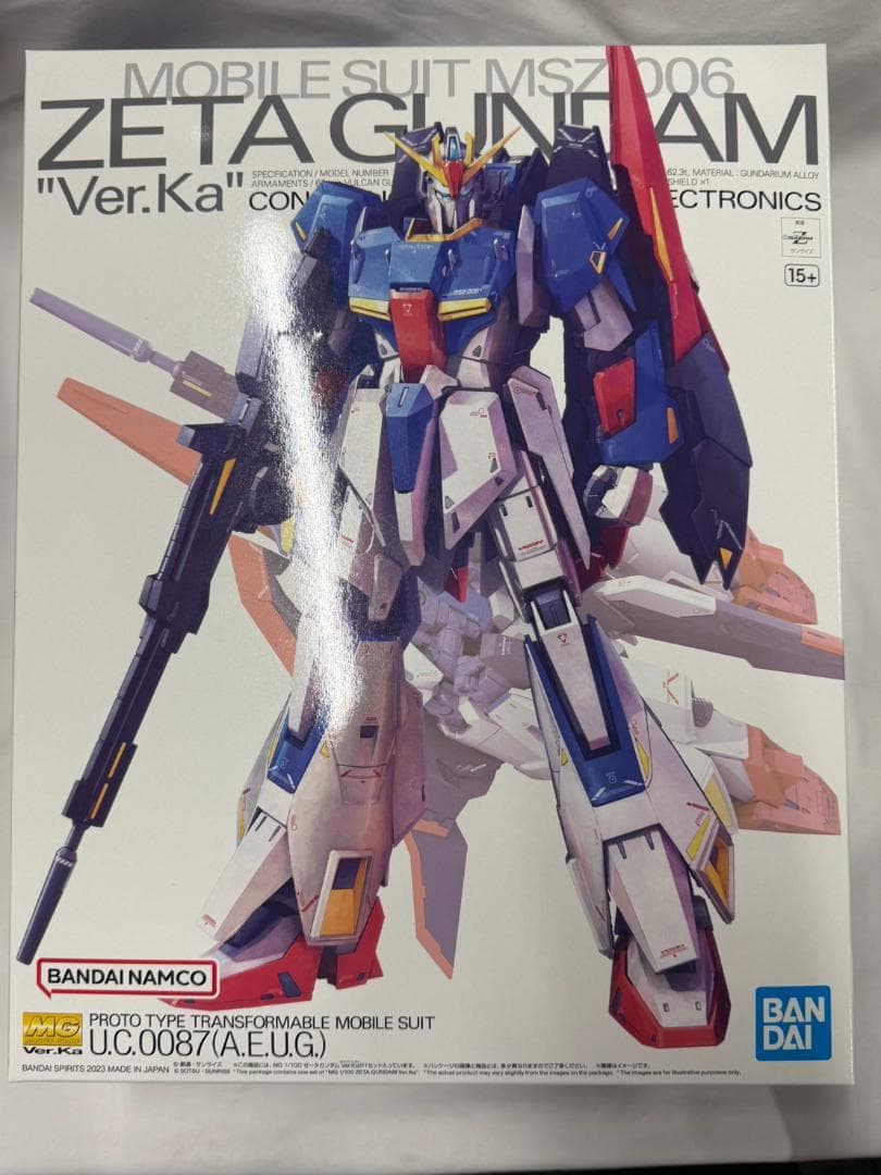 MG 1／100 機動戦士Ζガンダム ゼータガンダム Ver.Ka
