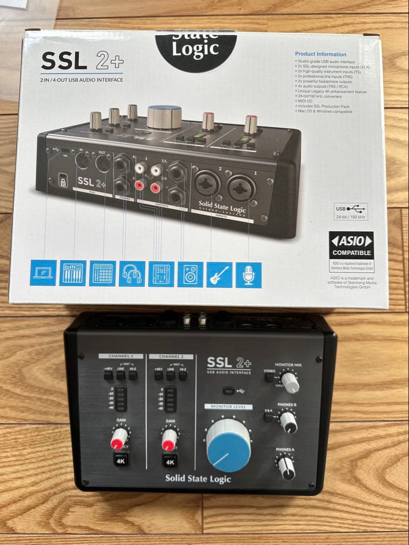 Solid State Logic SSL2+ USBオーディオインターフェイス