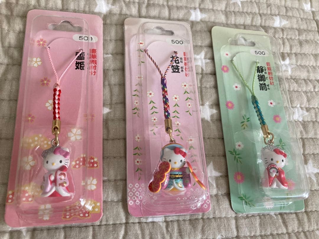 激レア　コンプ　歌舞伎コレクションシリーズ　キティ　根付け