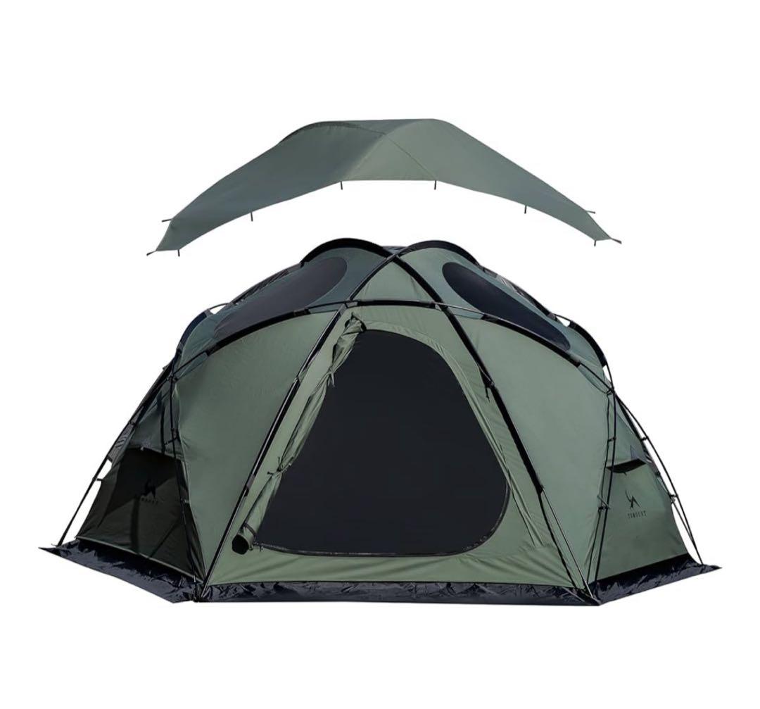 chiiTOMOUNT TC4人用　夏幕ポリコットン遮光性完売品