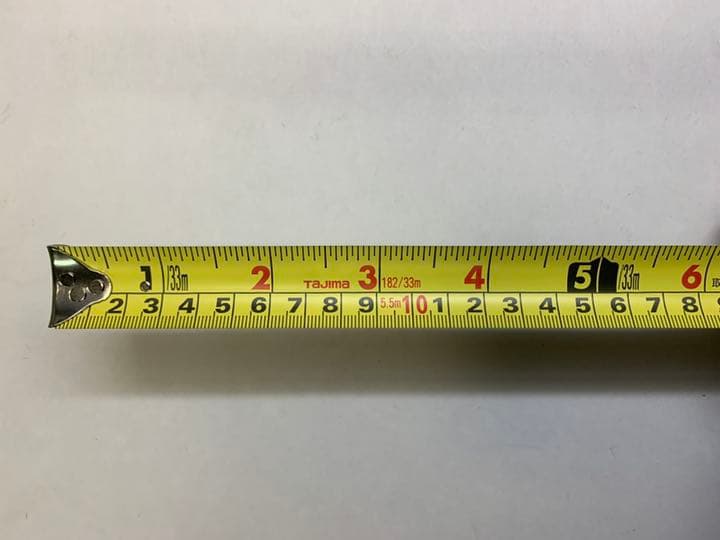 タジマ スケール コンベックス Zロック-25 5.5m 尺相当目盛付×3個