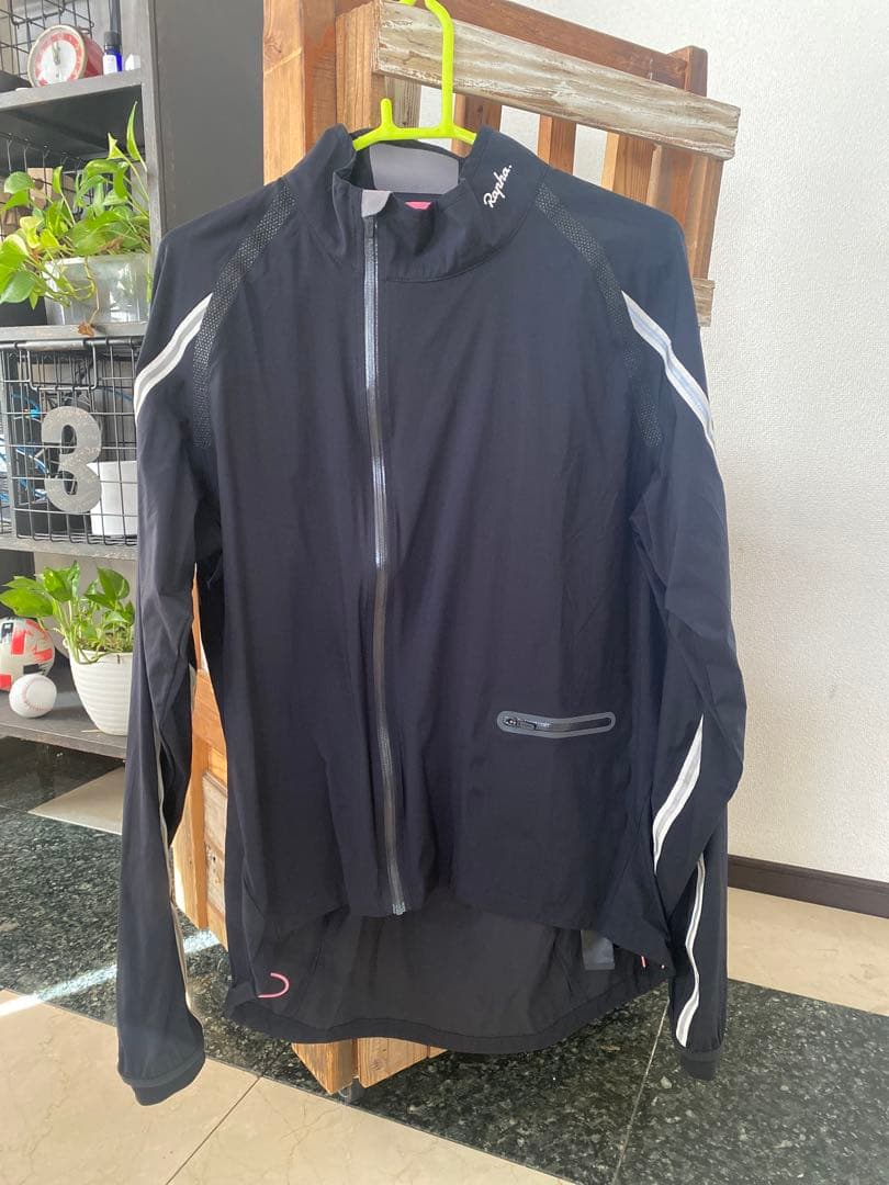 Rapha クラシック ウィンドジャケット XLブラック リフレクティブライン