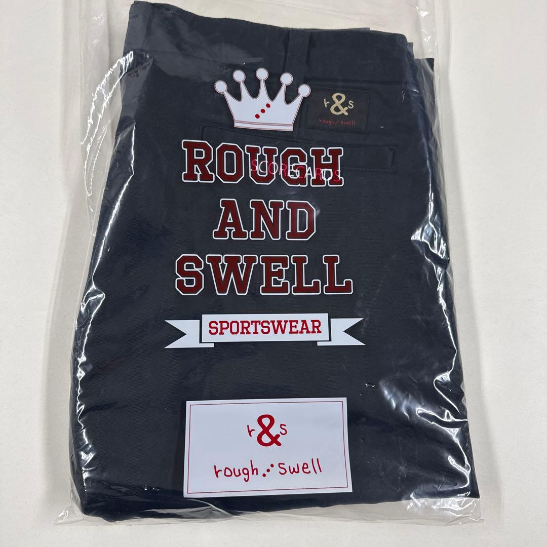 【新品】ラフアンドスウェル　Rough&Swell綿パンツ（L、ネイビー）