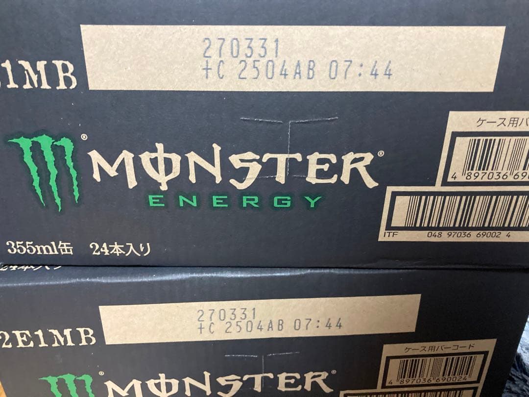 モンスターエナジー355ml 24本入り2ケース