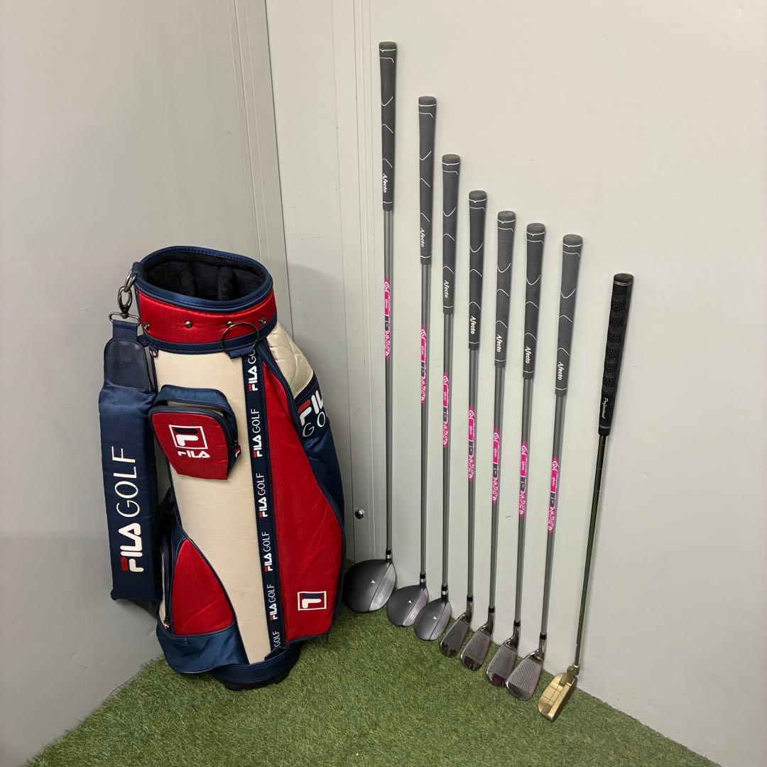 レディースゴルフクラブセット【FILA GOLF】【Afect】【初心者用】