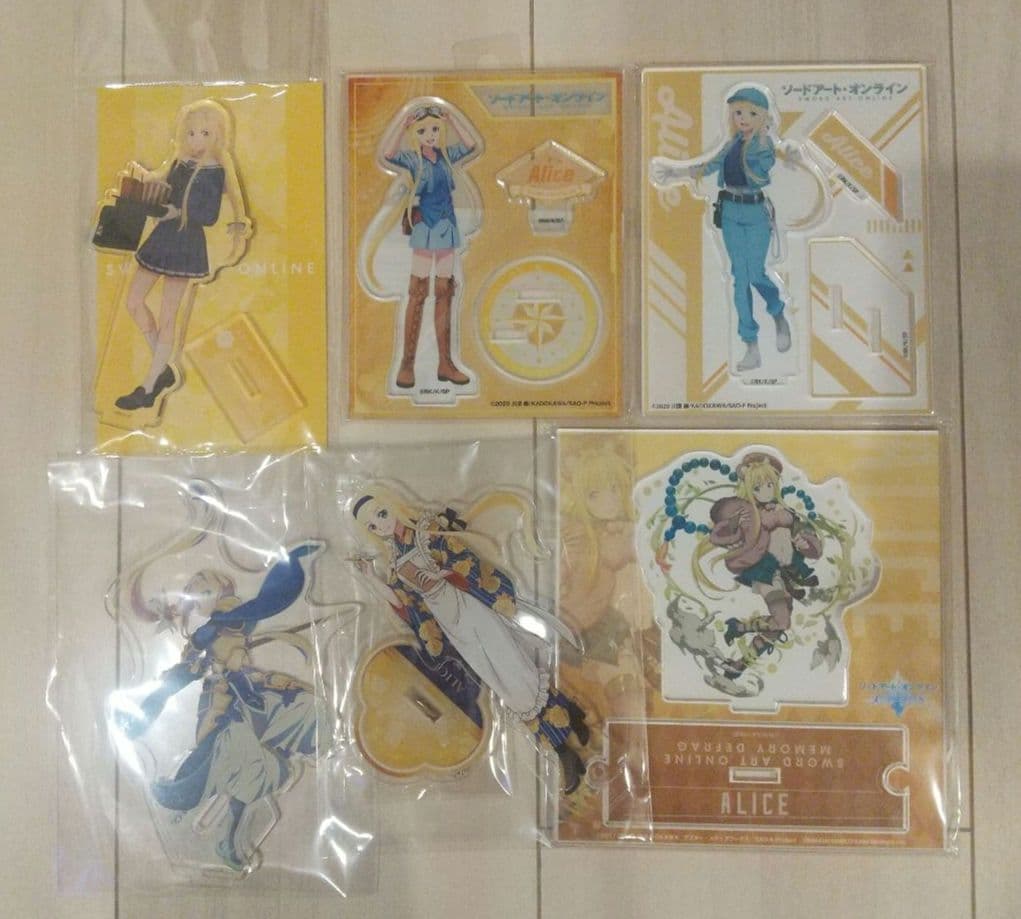 ソードアート・オンライン アリス アクリルスタンドセット