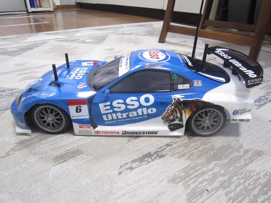 完全動作品 1/10 TT01 カスタム エッソ ウルトラフロー スープラ 送込