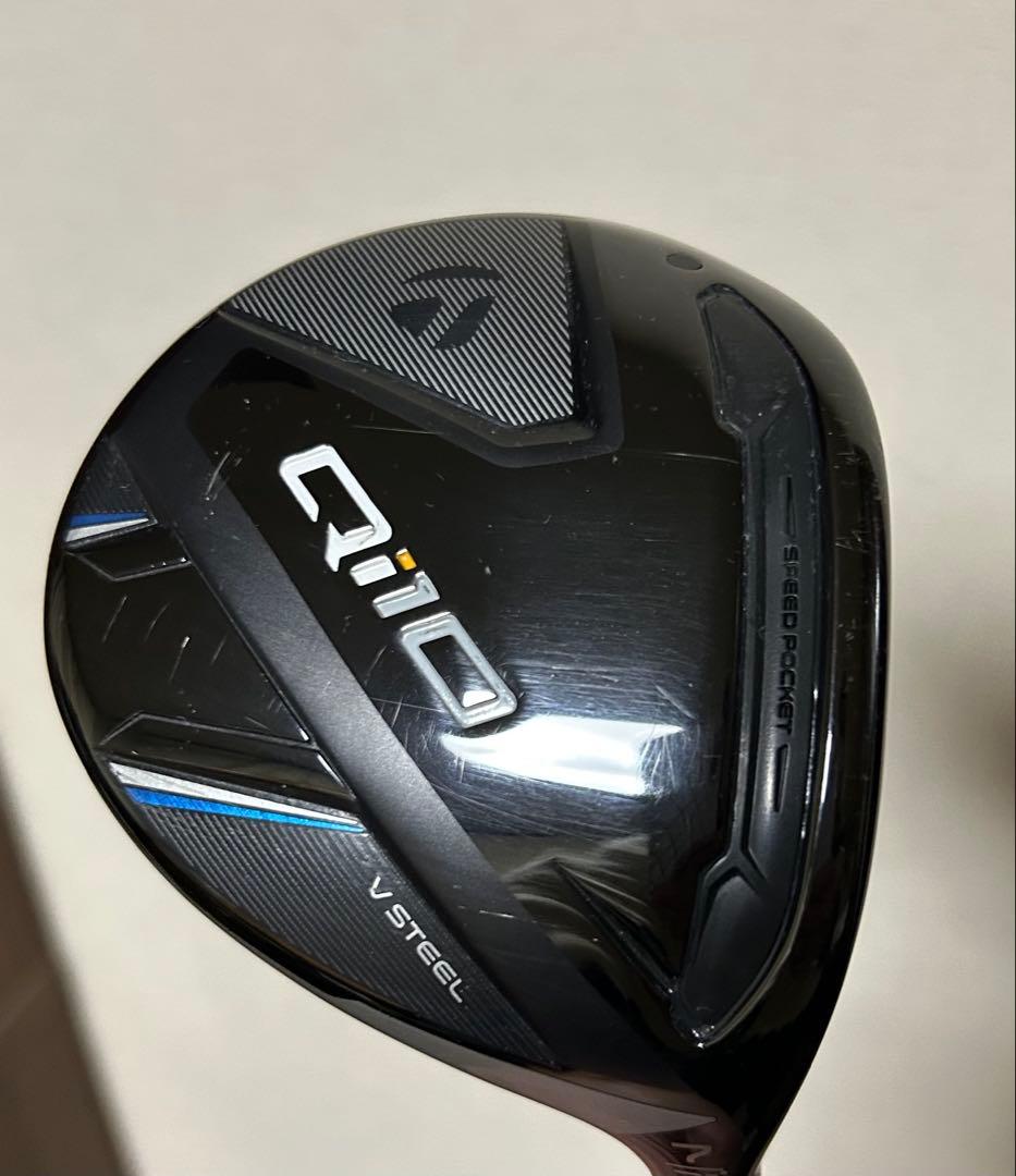 美品　テーラーメイド Qi10 フェアウェイウッド 7W 純正シャフトS