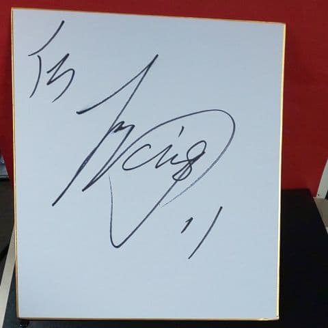 大谷翔平選手 日本ハムファイターズ サイン色紙