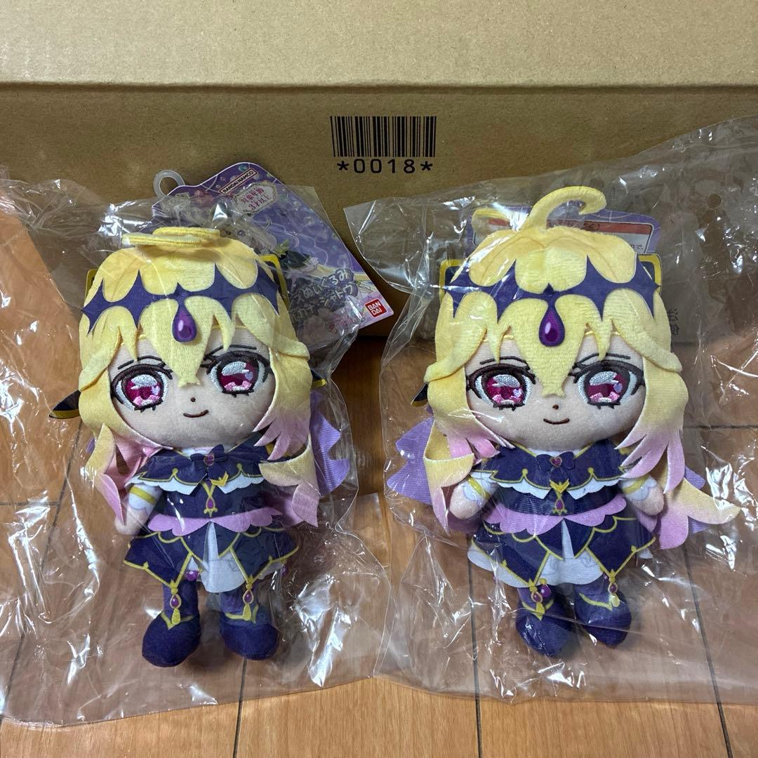 名探偵プリキュア　キュアフレンズ　ぬいぐるみ　キュアアルカナ•シャドウ 2点