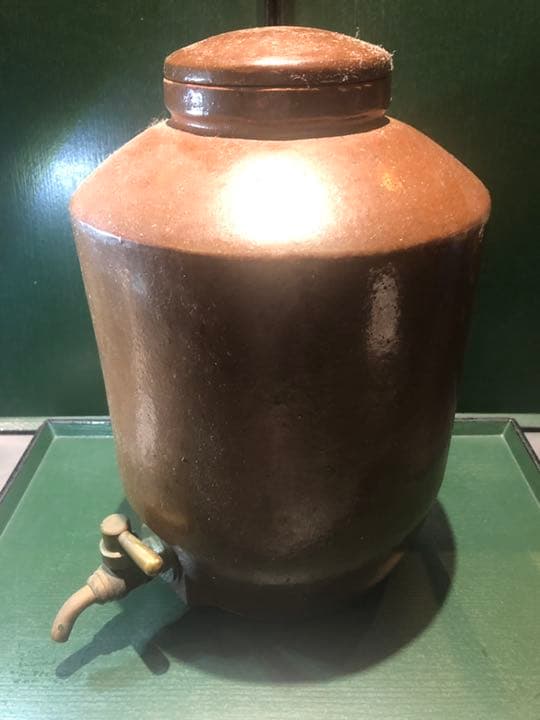 塩釉焼亀壺