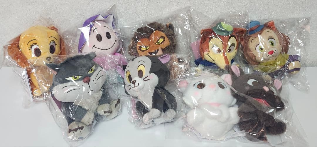 ディズニー 赤いほっぺぬいぐるみ ９点セット
