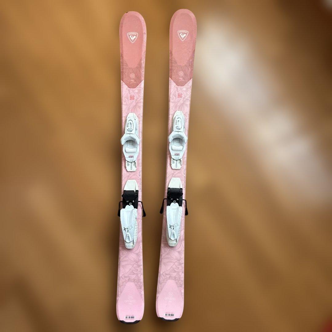 ロシニョール スキー 4点セット 板110cm 靴21cm ストック85cm