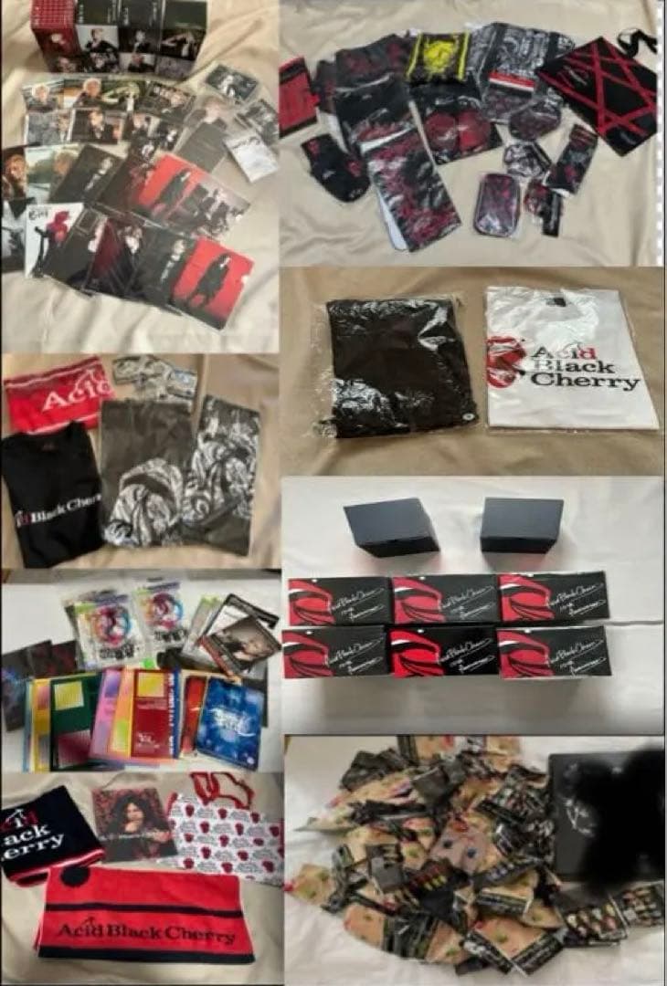 着払いに変更予定！Acid Black Cherryグッズ100点以上まとめ売り