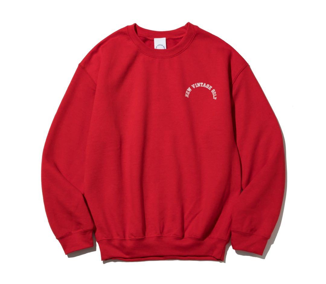 NEW VINTAGE GOLF 18番 Sweat Crew Shirt