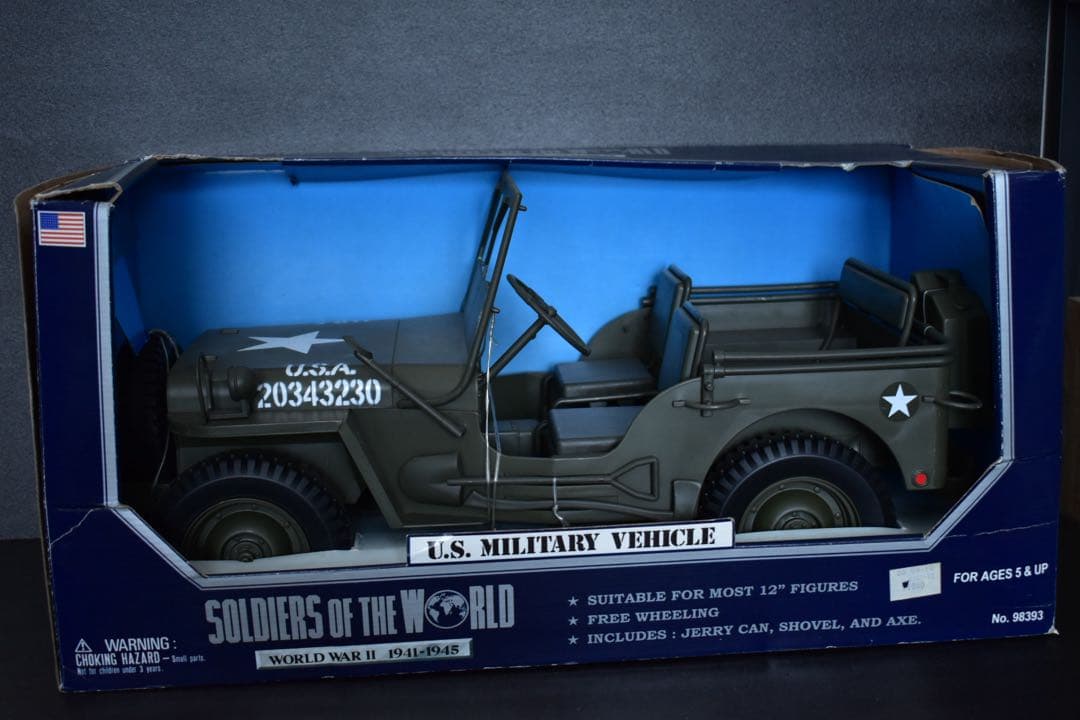 1/6 大型スケール US ウィリス MB ジープ 完成品 GIジョー 米軍