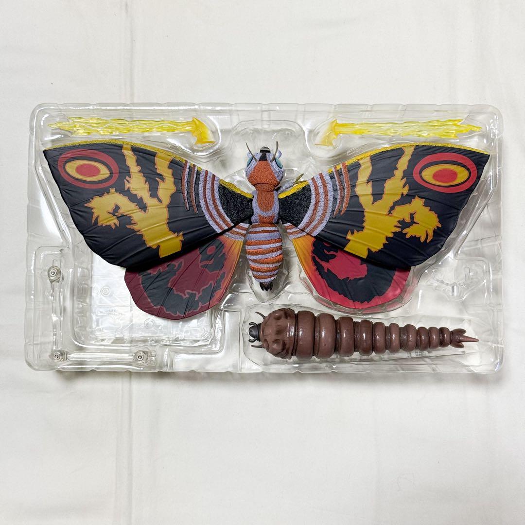 【中古・開封済】S.H.M モスラ（成虫）&（幼虫） SP Color Ver.