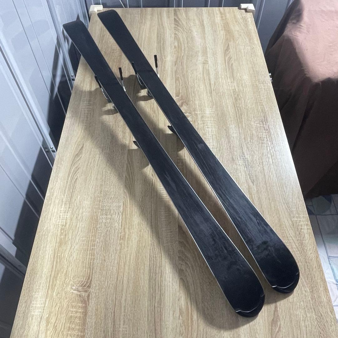 FISCHER150cm ROSSIGNOL24.5cmストック付きスキーセット