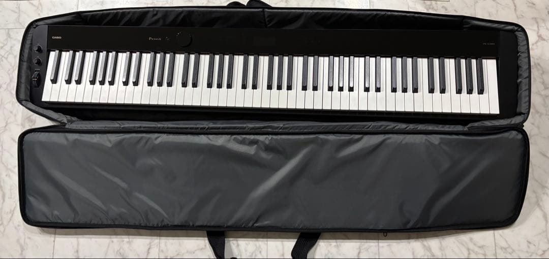 CASIO/電子ピアノ Privia PX-S3100BK ケース、ペダル付き