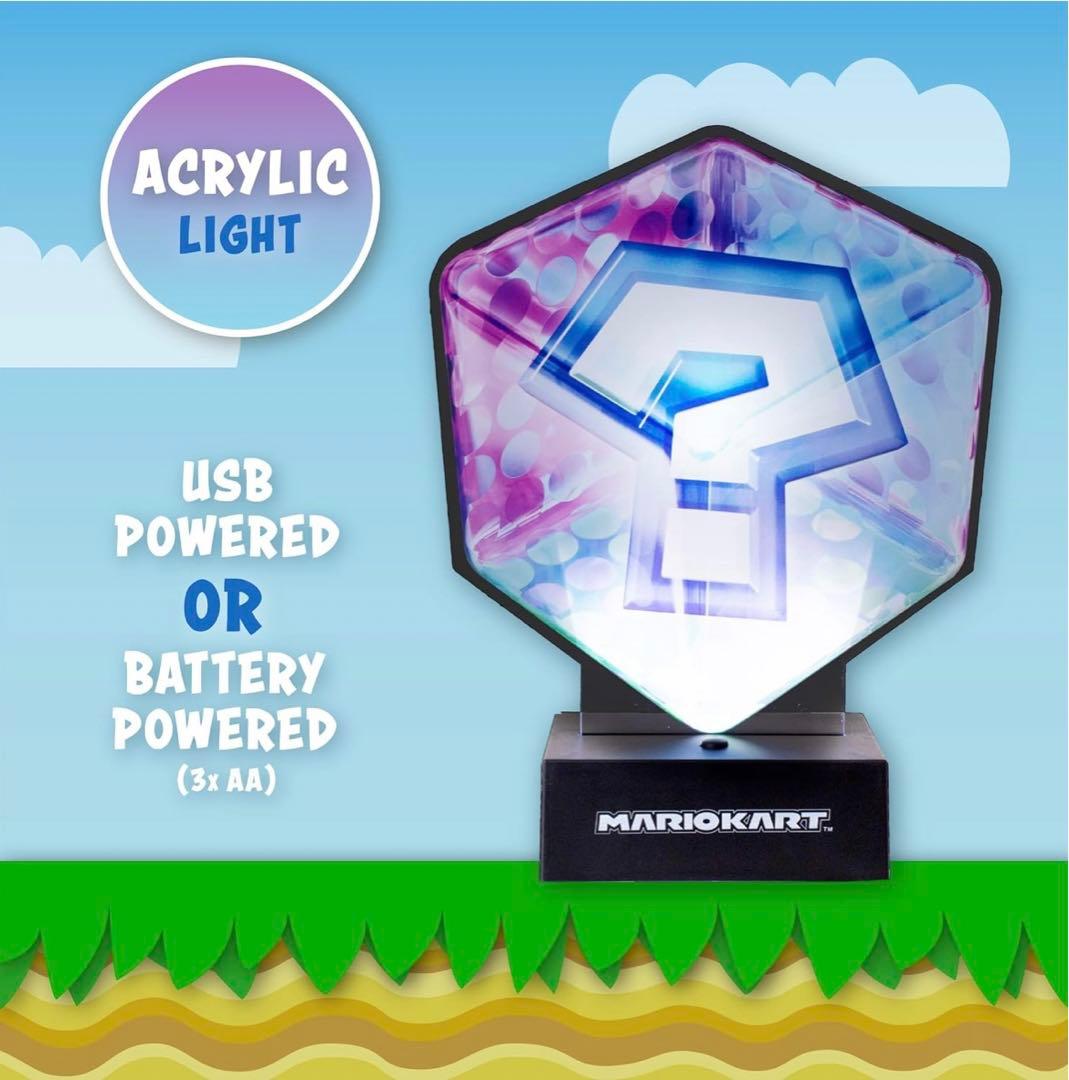 完売品 希少マリオカート ハテナブロックランプ 新品未開封