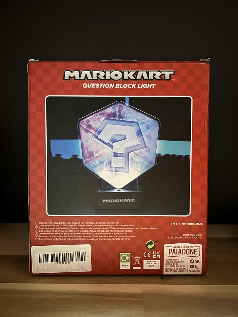 完売品 希少マリオカート ハテナブロックランプ 新品未開封